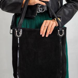 Black tote bag