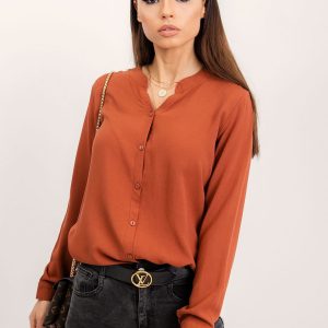 RUE PARIS Brown blouse Fame