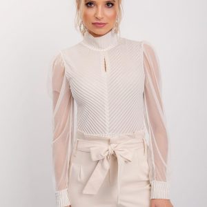 RUE PARIS Ecru blouse Mave