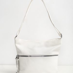 White bag with zipper