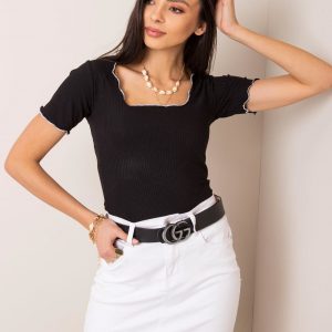 Black blouse Lila RUE PARIS