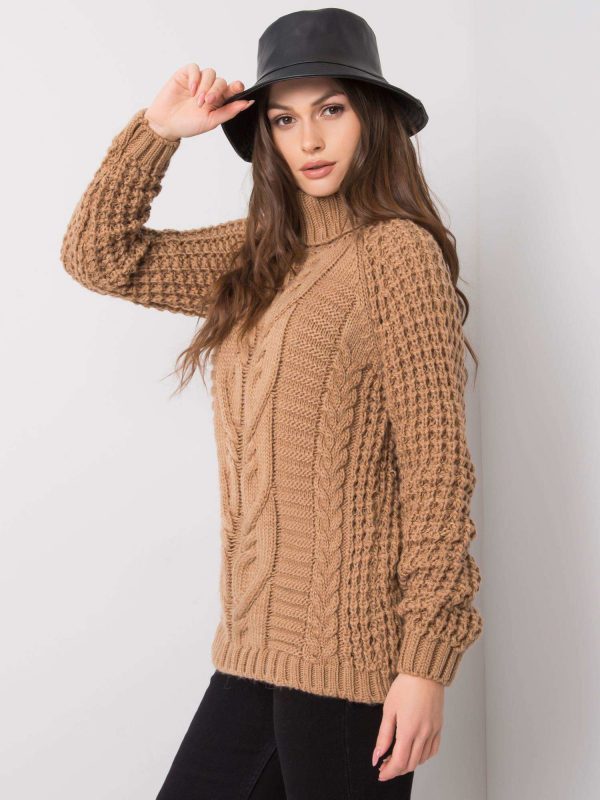 Colleen camel sweater