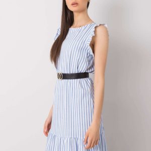 Clarabelle Blue Striped Dress