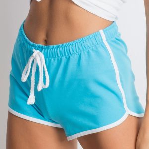 Turquoise shorts Politeness