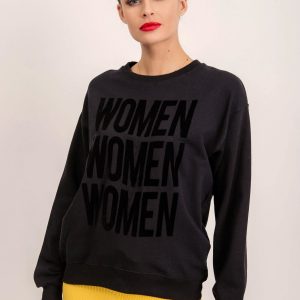 BSL Black sweatshirt with inscription