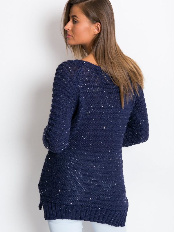 Navy blue sweater Vittorio