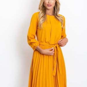 Dakota mustard dress