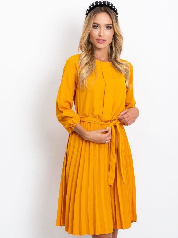 Dakota mustard dress