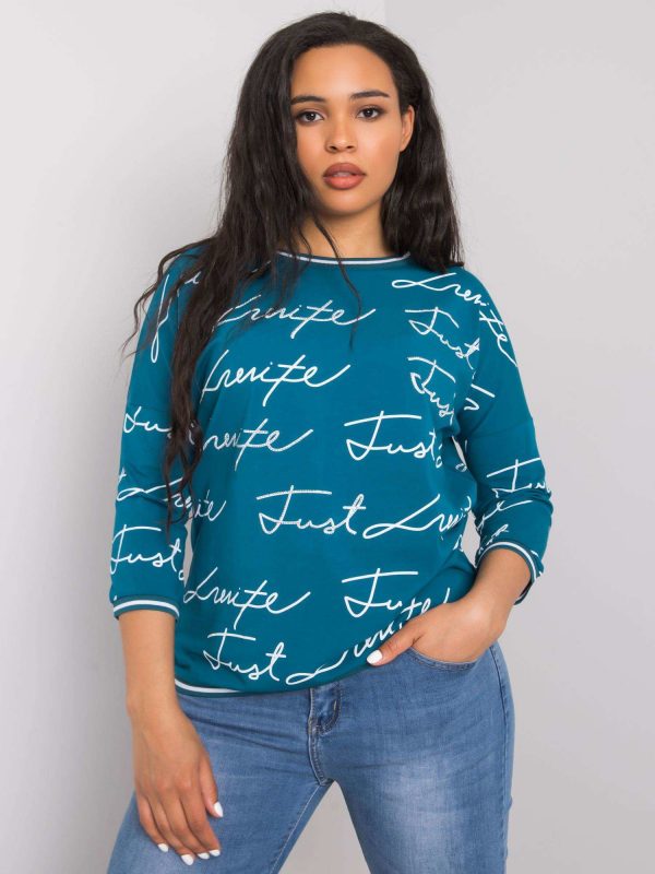 Julissa plus size sea blouse