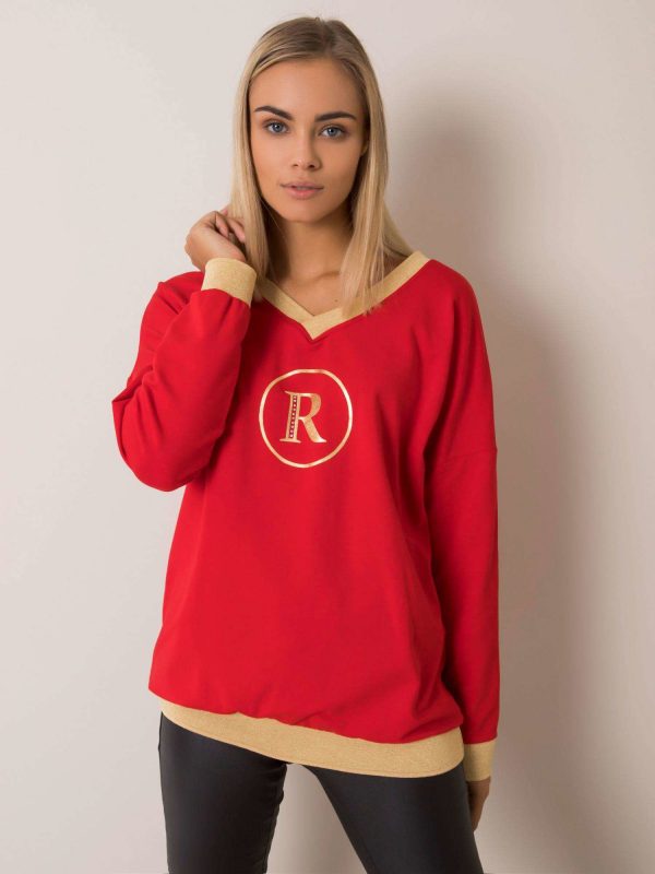 Polla Red Sweatshirt