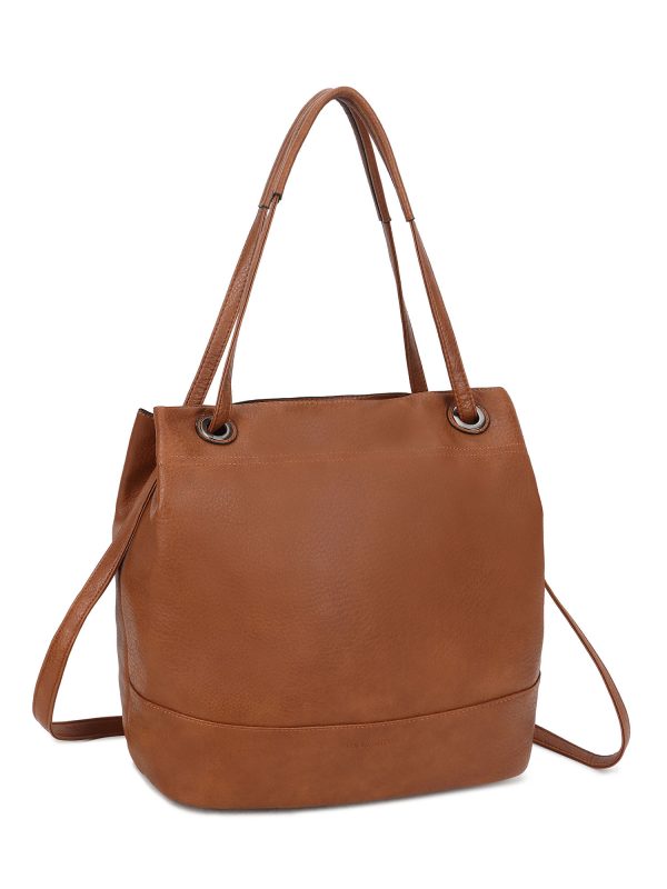 Brown bag with detachable strap LUIGISANTO