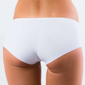 3 PAK Women's White Seamless Panties