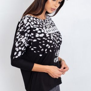 Belle black blouse