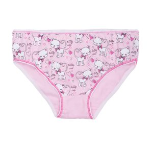 Pink Cotton Panties For Girl