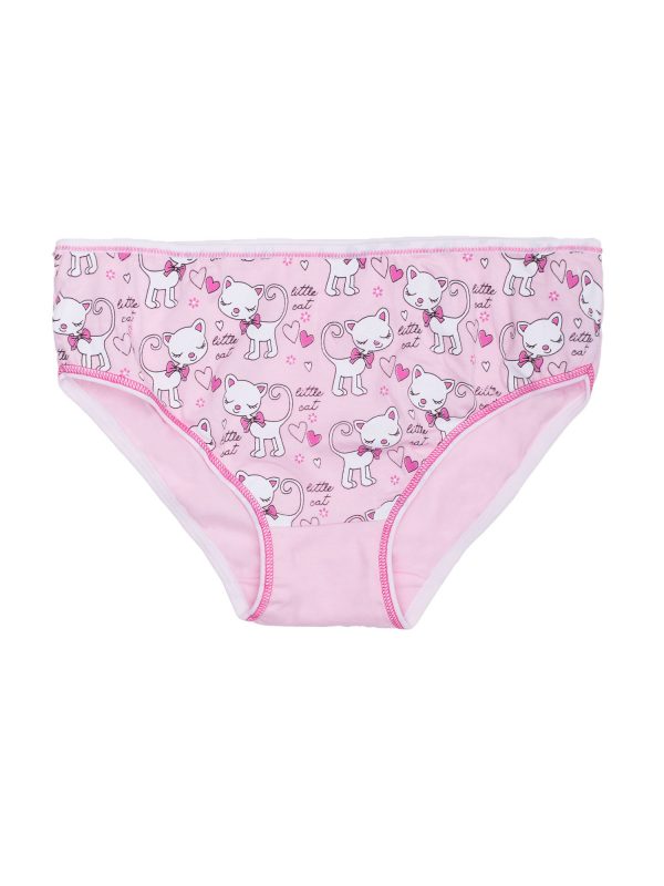 Pink Cotton Panties For Girl