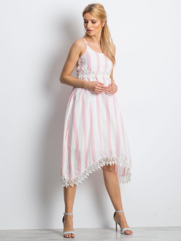 White and pink dress Acceptable