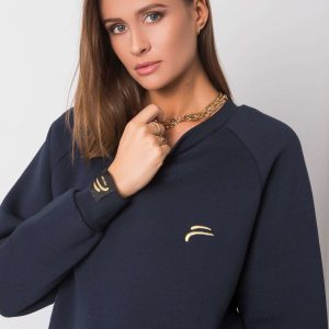 Navy blue sweatshirt Sindy FOR FITNESS