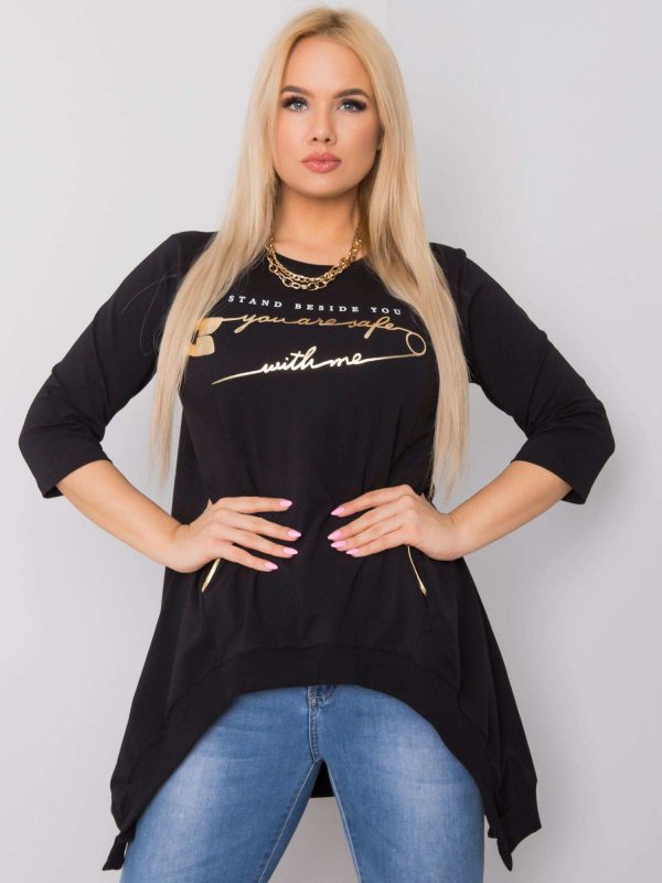 Elvira black blouse