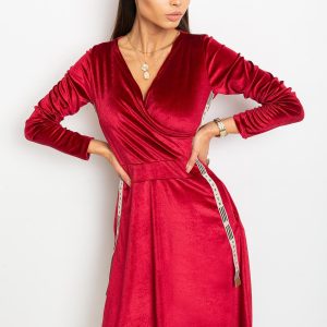 Burgundy Velvet dress