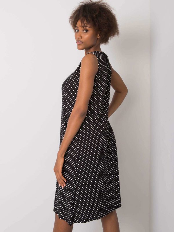 Black and white polka dot dress Chanda