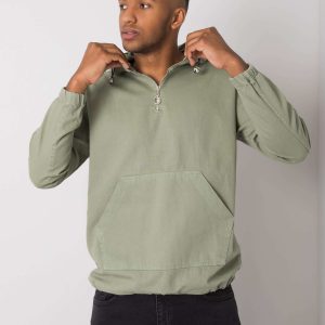 Green Men's Hoodie Issac