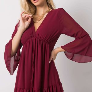 Burgundy dress Bryanna