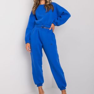 Dark Blue Two-Piece Sweatshirt Set Maleah