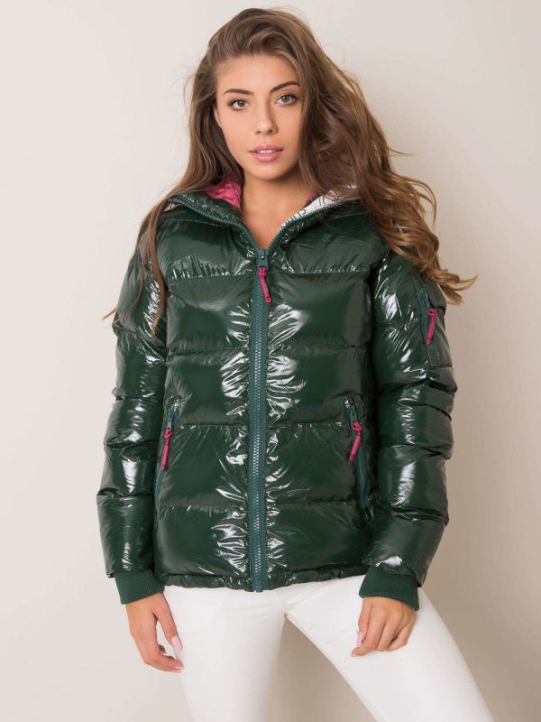 Dark green jacket Andreia SUBLEVEL