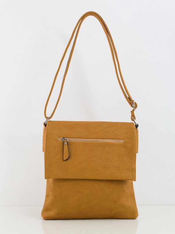 Mustard Eco Leather Messenger