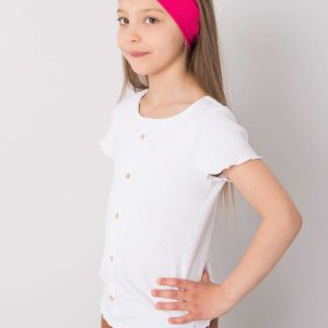 Fuchsia headband for girl