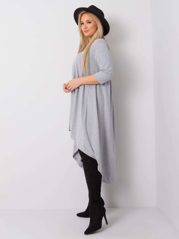 Grey melange dress Dulce