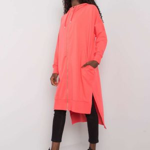 Carlina's Coral Long Hoodie