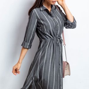 Dark Grey Recall Dress