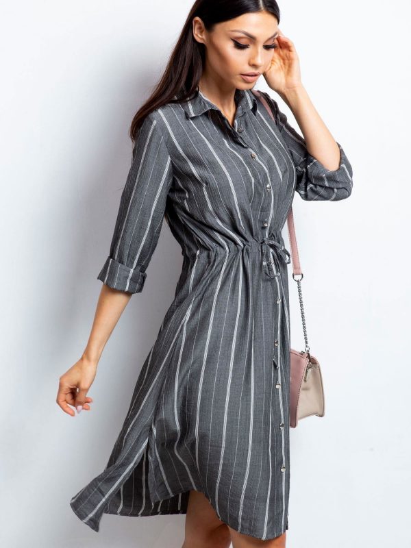 Dark Grey Recall Dress