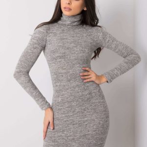 Grey melange dress Ercilia RUE PARIS