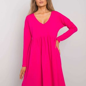 Fuchsia dress Brooke RUE PARIS