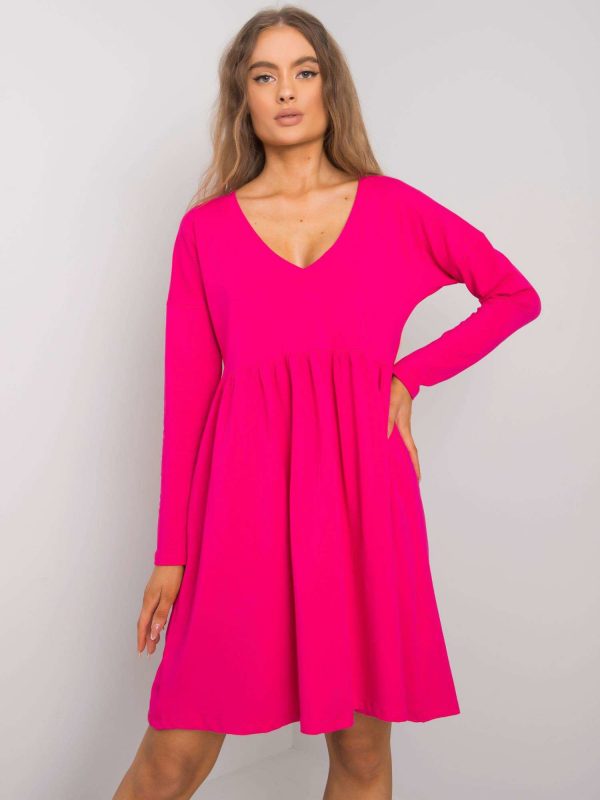 Fuchsia dress Brooke RUE PARIS