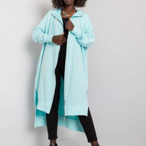 Carlina's mint long hoodie