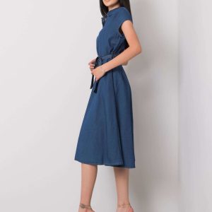 Dark blue dress Rosaline RUE PARIS