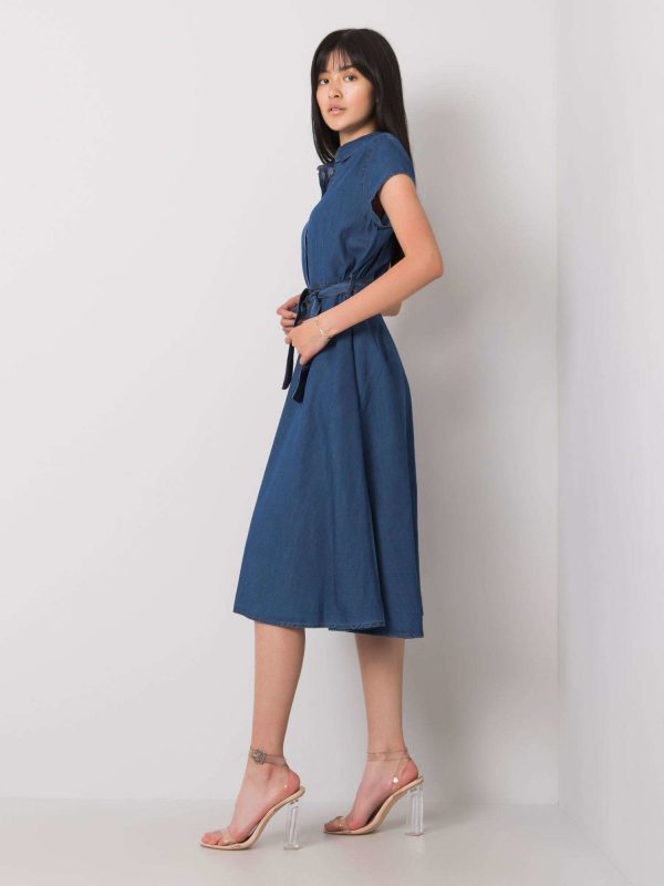 Dark blue dress Rosaline RUE PARIS