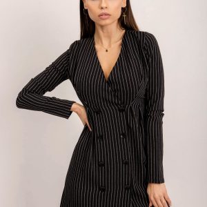 BSL Black Striped Dress