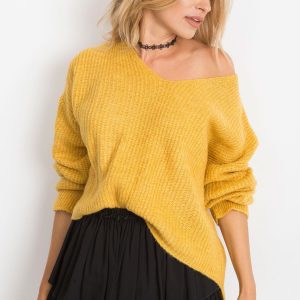 RUE PARIS Mustard sweater Wandering