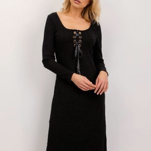 BSL Black Lacing Dress