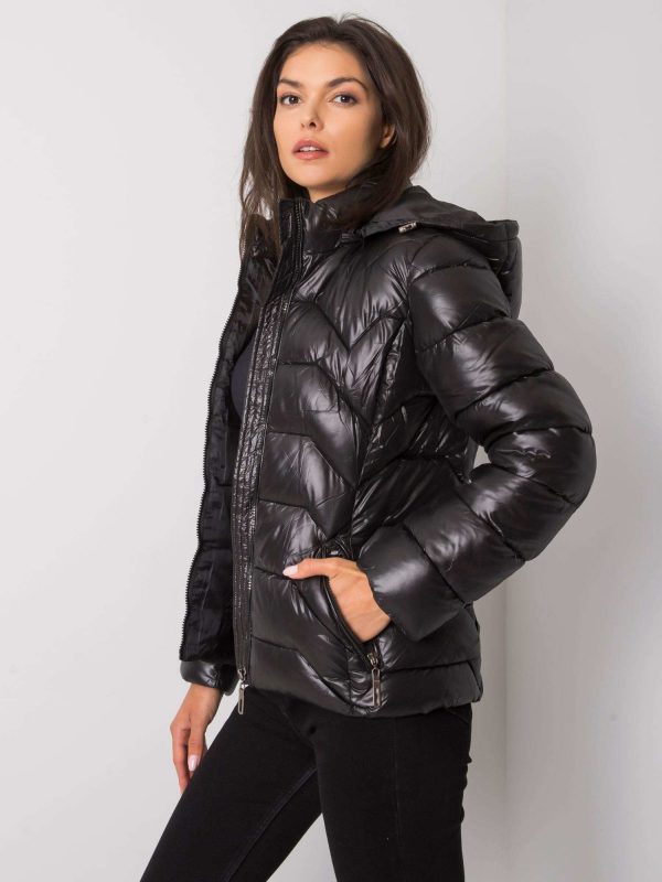 Ashlyn Black Quilted Jacket