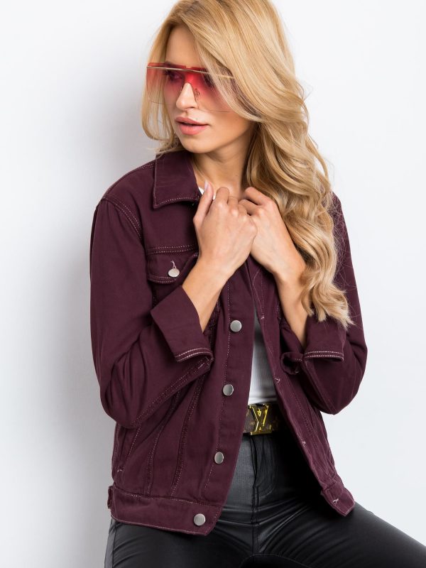 RUE PARIS Plum Jacket Daisy