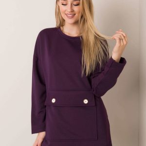 Purple sweatshirt Christa RUE PARIS