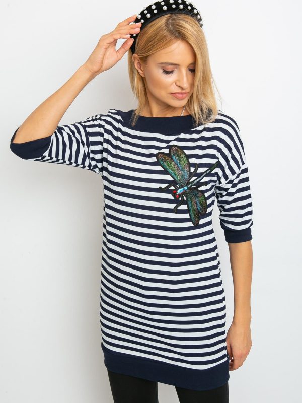 Navy blue tunic Emma