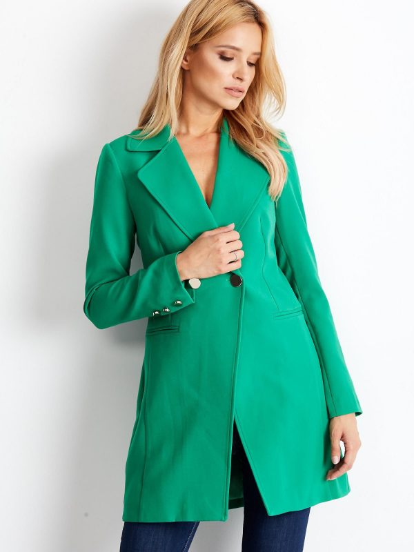 Green blazer Depends