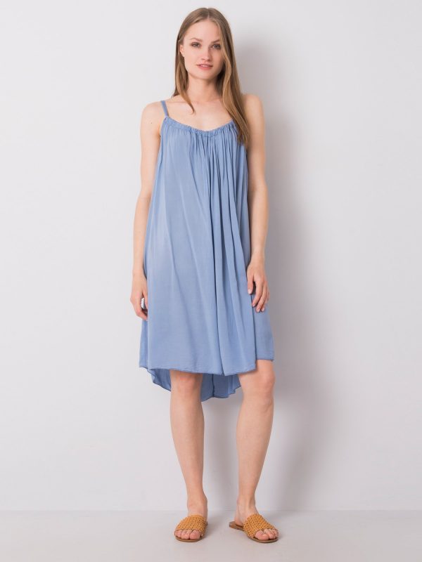 Dark blue dress with straps Polinne OCH BELLA