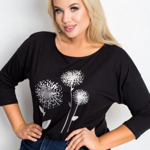 Black Plus Size Dreamer Blouse